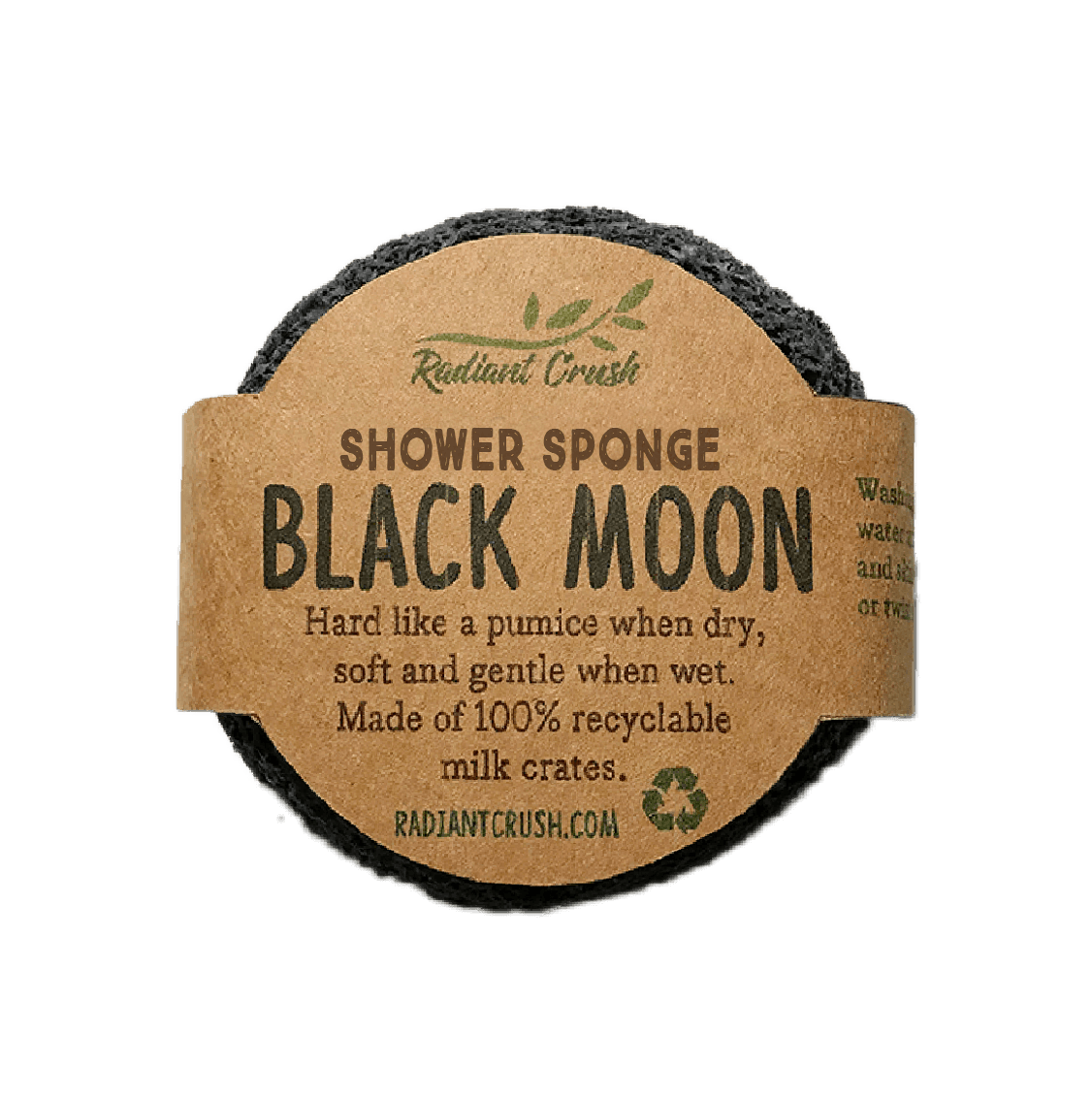 Black Moon Sustainable Shower Sponge - Radiant Crush