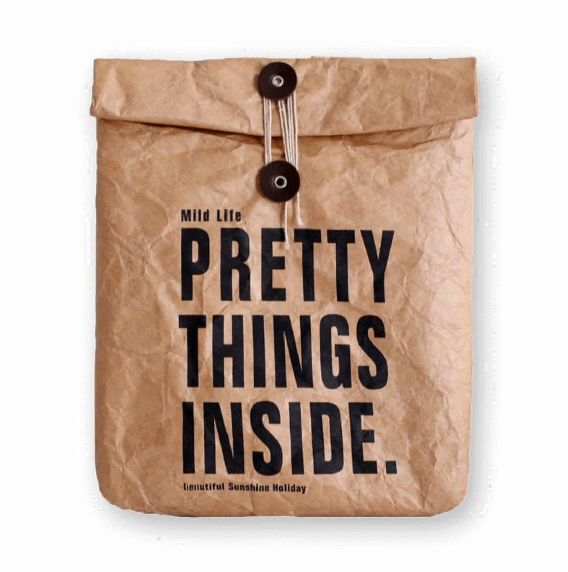 Lunch Bag Kraft Paper Reusable - Radiant Crush