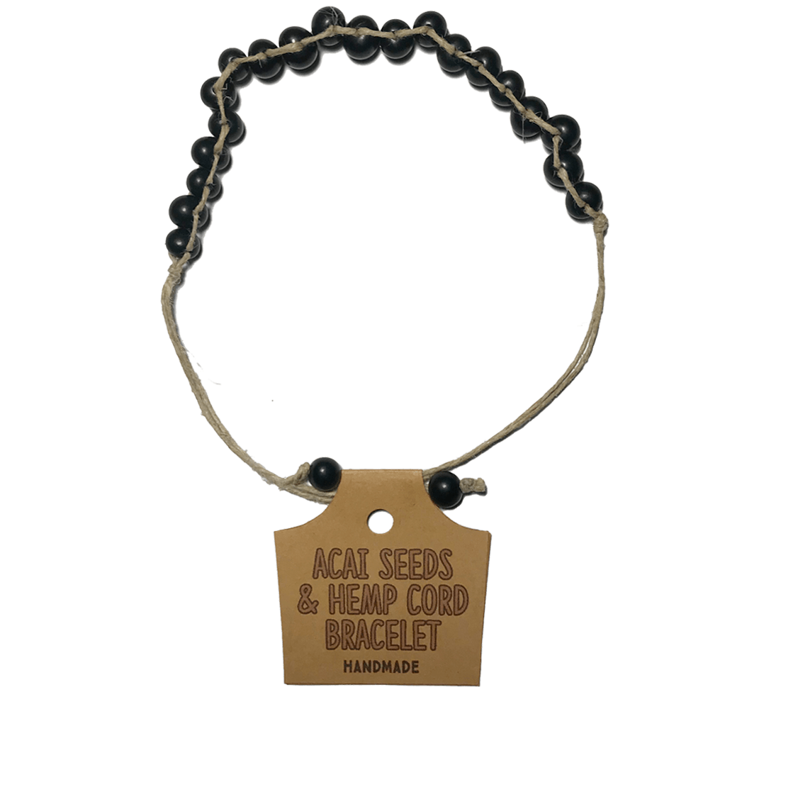 Eco Friendly Açaí and Hemp Cord Bracelet - Radiant Crush