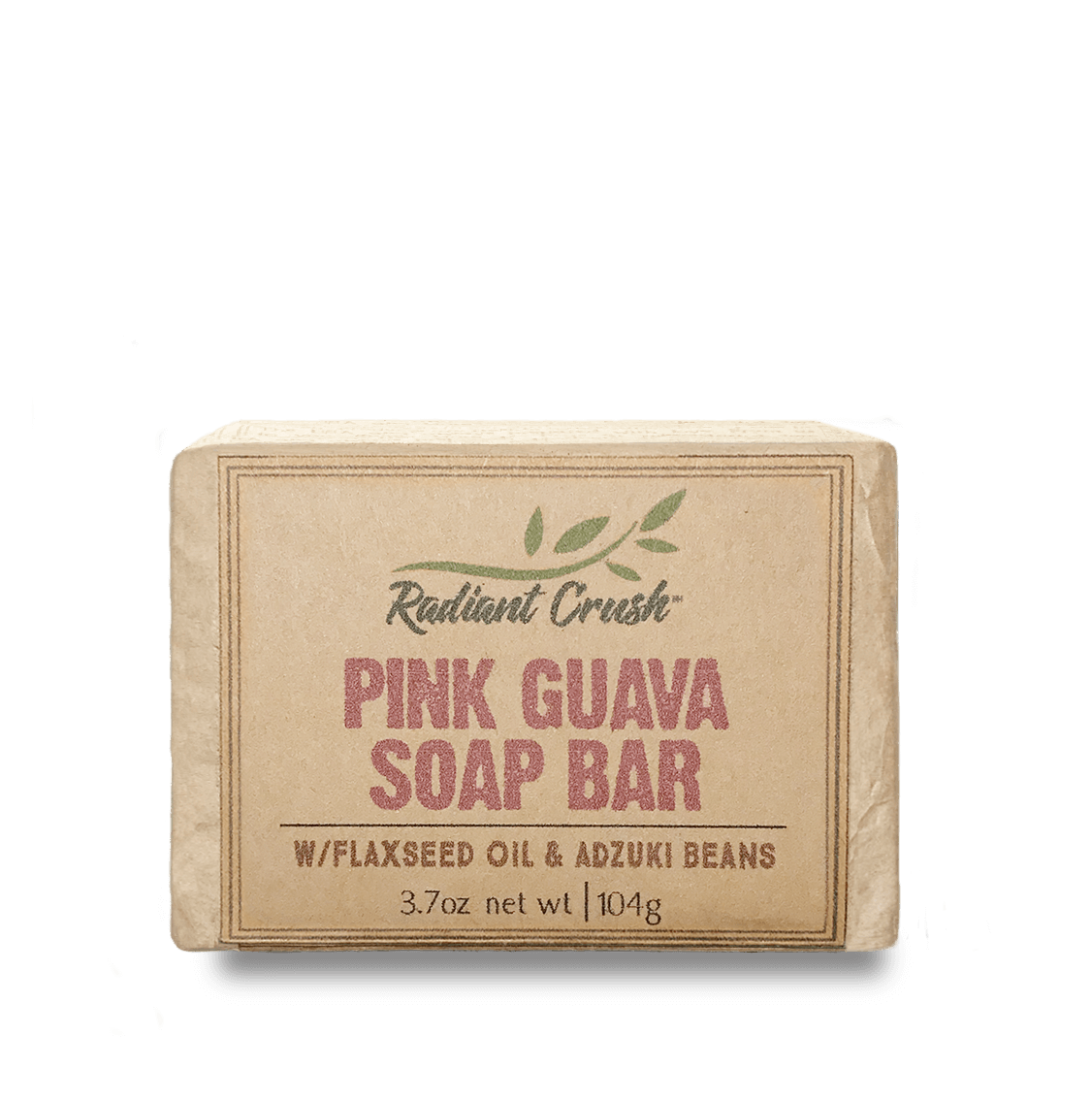 Pink Guava Bar Soap with Adzuki Beans - Radiant Crush