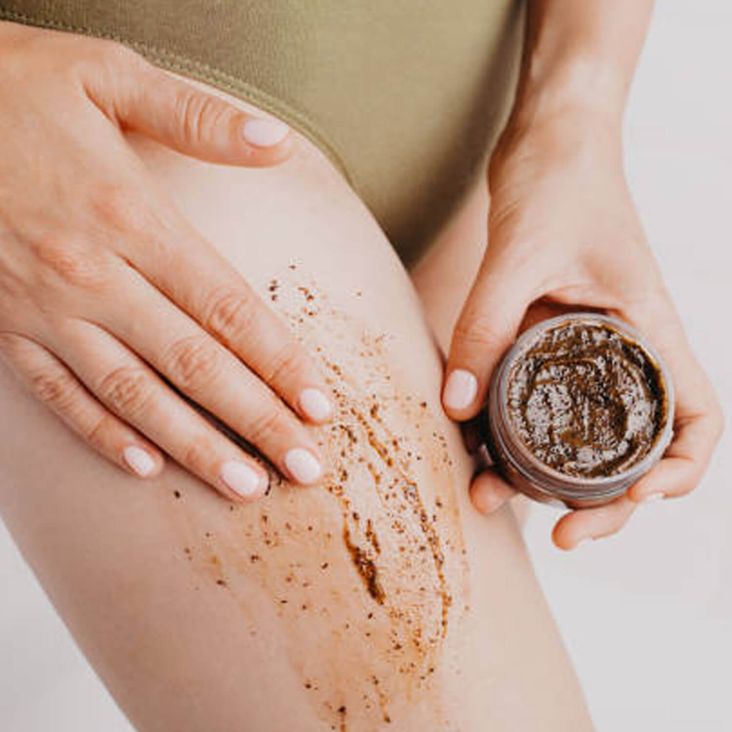 SOS Body Buffer. No Mess Coffee Scrub 6oz - Radiant Crush