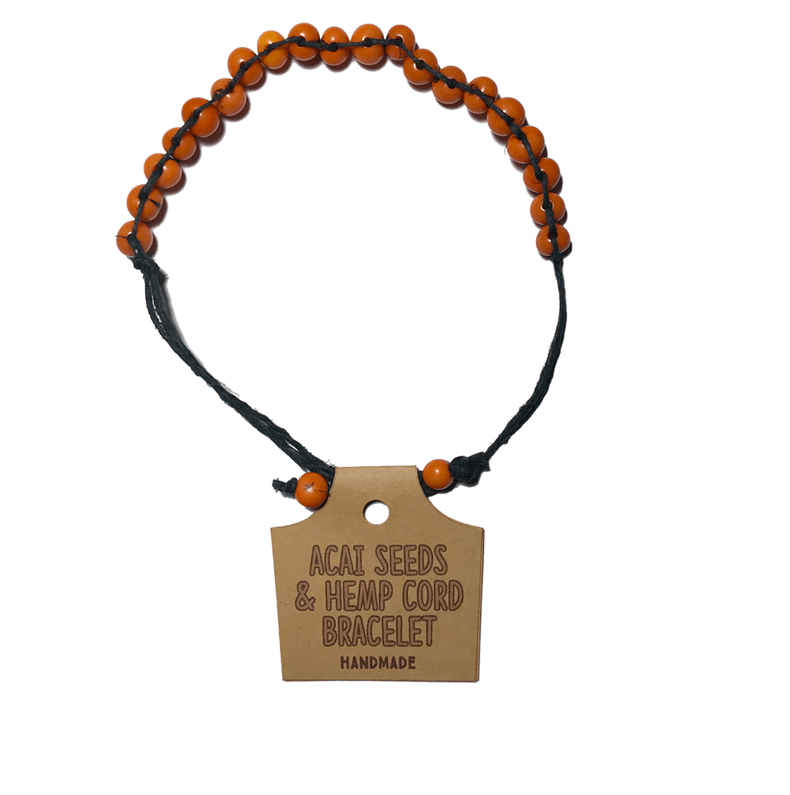 Eco Friendly Açaí and Hemp Cord Bracelet - Radiant Crush