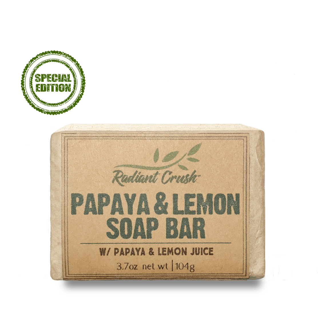 Papaia & Lemon Juice Soap bar - Radiant Crush