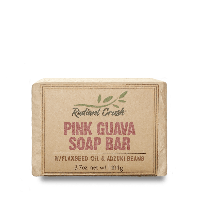 Pink Guava Bar Soap with Adzuki Beans - Radiant Crush