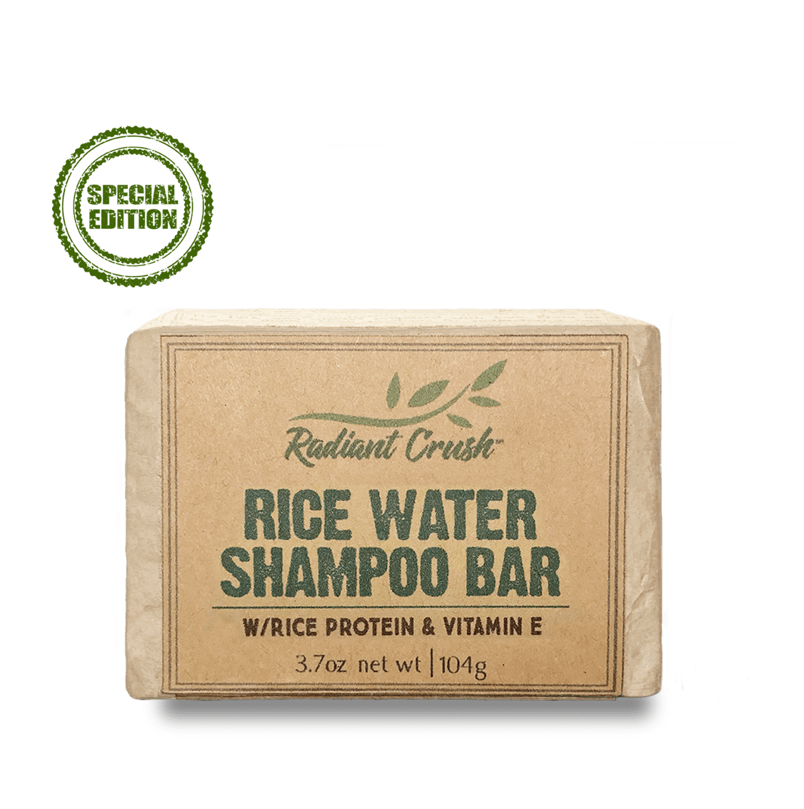 Rice Water Shampoo Bar - Radiant Crush