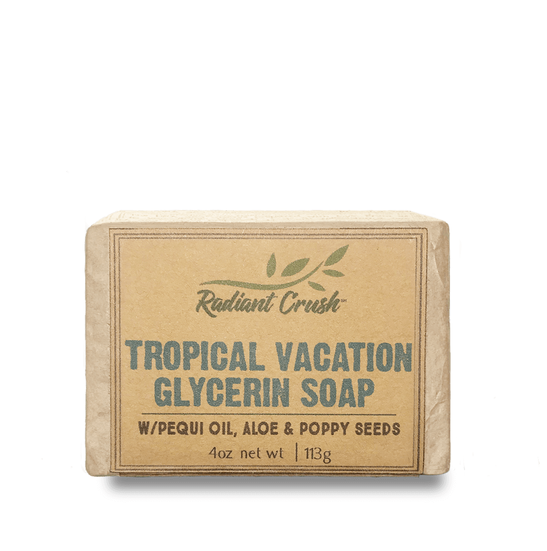 Tropical Vacation Glycerin Bar Soap  --  Radiant Crush